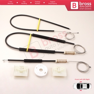 Juego de Reparación de Elevalunas Eléctrico BWR516, Puerta Delantera Izquierda o Derecha para A4 B6 8E2 8E5 B7 8EC 8ED Exeo 3R2 3R5 4/5 Puertas 8E0837461 8 - Product Image 2