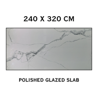 CARREAUX DE DALLE EN PORCELAINE ÉMAILLÉE POLI 1200 MM X 2400 MM CARREAUX DE COMPTOIR MURAUX SURFACE BRILLANTE GRANDES DALLES