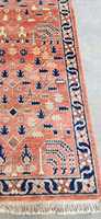 Premium Hand Knotted Wool Persian Design Modern Eco-friendly 10mm Thick Non-Slip Runner Area Rug Sets Luxury Cut/Cut Loop Pile