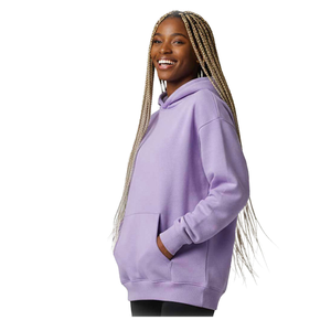 Sudadera con Capucha Alpha Delta Pi de Punto Tie-Dye de Diseño Personalizado para Mujer, Informal, Otoño Invierno, Bordada en la Parte Delantera con Insignia - Product Image 2