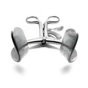 Manual Stainless Steel Dental Surgical Instrument Metal <b>Mouth</b> Gag <b>Opener</b> Basis <b>Mouth</b> Retractor CE Certified Class I Knurled Grip - Product Image 4