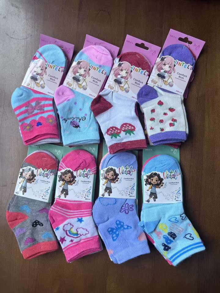 Comfort Rich Kids Socks 3-Pair Pack Breathable Soft Assorted Pattern ...