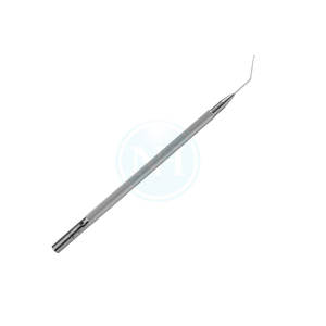 Nouvel arrivage d'outil ophtalmique : Crochet de manipulation de lentilles Sinskey, pointe angulaire et émoussée de 0,2 mm, manche rond - Product Image 3