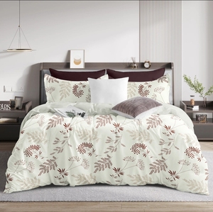 Cozy Double Bedsheet 120GSM Premium Fabric <b>Bedding</b> Set Elegant Smooth Touch For <b>King</b> <b>Size</b> Beds And Room Interiors - Product Image 3