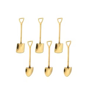 Ensemble de cuillères à café en acier inoxydable élégant Ustensiles en métal pour thé et dessert Cuisine Table à manger Couverts Accessoires - Product Image 3