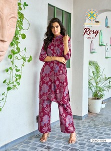 Premium Quality Long Straight <b>Kurti</b> for Ladies With Traditional Prints and Stylish Neck Pattern Available at Best Prices - Product Image 4
