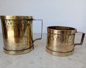 Taza medidora de harina de latón de alta calidad Tazas medidoras de latón de calidad de lujo Venta más vendida - Product Image 3