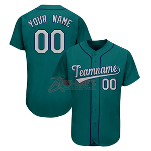 Camiseta de béisbol personalizada, uniforme de equipo personalizado con nombres, números, tela transpirable, impresión por sublimación, talla grande disponible - Product Image 6