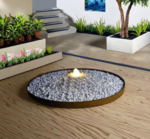 Manufacturer Supply Corten Steel Rusty Red Weather Resistant Garden Water <b>Fountain</b>-Customized Irregular - Product Image 4