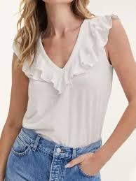 Camiseta con volantes para mujer con etiqueta personalizada 100% algodón para mujer camiseta suave impresa personalizada 100% algodón ropa de mujer OEM - Product Image 3