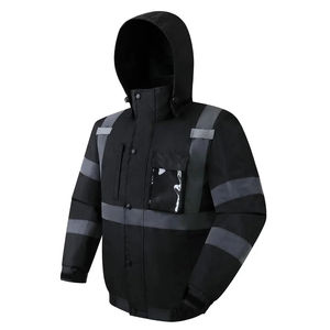 Chaqueta de Seguridad de Alta Visibilidad para Hombre, Ropa de Trabajo Reflectante para Construcción, Chaqueta de Trabajo Reflectante de Seguridad - Product Image 1