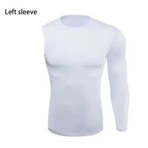 Camiseta de Compresión para Hombre, Media Manga, Spandex, Poliéster, Transpirable, Ajustada, para Deportes, Todas las Temporadas - Product Image 3