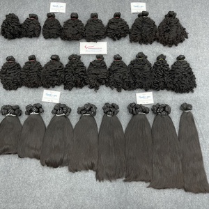 MEILLEURE QUALITÉ!!!! Trame Top Vente Grandes Extensions de Cheveux Crépus Curl 100% Extension de Cheveux Humains Vietnamiens Trame de Cheveux - Product Image 2