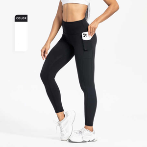 <b>Low</b> MOQ Spandex / Nylon Yoga <b>Leggings</b> High Quality Tight Fitness Wear Women's Yoga <b>Leggings</b> Available at Reasonable Price - Product Image 5