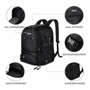 Sac de voyage de sport pour jeunes, sac de sport avec compartiment de basket - Product Image 5