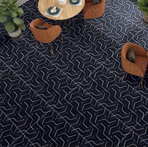 Carreaux de maison sol aspect marbre poli carreaux de porcelaine pour recouvrir le sol du salon 600X1200MM 60X120CM Simona - Product Image 1