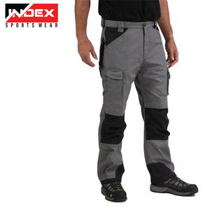Pantalones de trabajo de seguridad de poliéster de alta visibilidad para hombres, pantalones reflectantes informales de alta visibilidad con bolsillos de carga, soporte de logotipo personalizable - Product Image 4