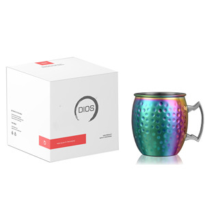 Nuevo vaso de mula de Moscú de diseño sólido hecho a mano con mango de cobre Taza de cobre puro ecológica Café Drinkware Logotipo personalizable - Product Image 4