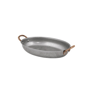 Plato de Servir Ovalado Bonna Antique con Doble Asa, 30x21 cm, Elegante Diseño Vintage con Aspecto de Cobre, Duradero, para Fiestas - Product Image 1
