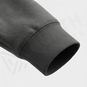 Sweat-shirt personnalisé pour homme, mode haut de gamme, 100% coton molletonné, teinture unie, streetwear, couleur personnalisée, hiver, vente en gros - Product Image 6