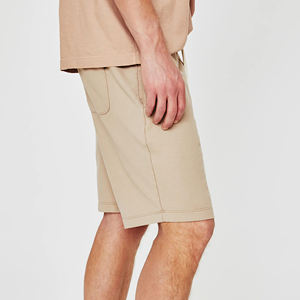 OEM/ODM <b>Top</b> Selling article quarter Length 350GSM Fleece Sweat Shorts Custom Logo Men's High-Quality Cotton Shorts - Product Image 6