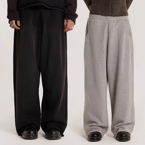 Pantalons de survêtement larges et amples pour hommes, pantalons de survêtement droits surdimensionnés, pantalons de survêtement personnalisés, pantalons de survêtement amples pour hommes - Product Image 2