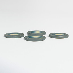 Creative Modern Style Wood Coaster Set Custom Walnut Material Square Pattern Stone Kitchen Tableware Beer Serving From India - Product Image 2