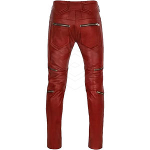Pantalones de Lona Casuales de Cuero Genuino de Alta Calidad para Hombre, Ligeros, Ajustables, con Cintura Elástica, Resistentes al Viento y de Secado Rápido - Product Image 3