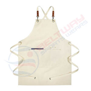 ชุดทำอาหารแบบปรับแต่งได้ผ้ากันเปื้อนในครัวมีสไตล์ทนทานวัสดุคุณภาพสูงสำหรับเชฟมืออาชีพทำเตาย่างเตาอบ - Product Image 2