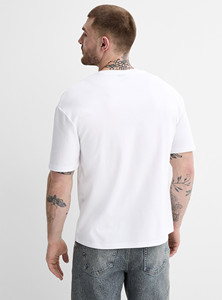 เสื้อยืดผู้ชายสไตล์ลำลองผ้าคอตตอนเนื้อนุ่มผสม100% ผ้าไหมพิมพ์สกรีนสีใหม่แบบว่างเปล่า - Product Image 2