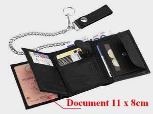 Portefeuille en cuir pour hommes, pliable, de haute qualité, bourse à la mode - Product Image 4