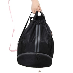 Drawstring <b>Bag</b> Gym Handbag Casual Shoulder Nylon Oxford Drawstring <b>Zip</b> Sports <b>Bag</b> Custom Size - Product Image 4