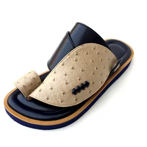 メンズレザーアラビアンサンダルサウジスタイル手作り本革新しい快適な品質の靴スリッパ