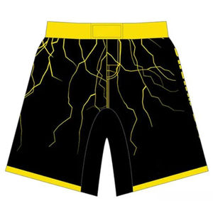 Pantalones cortos de ropa MMA personalizados de fabricante OEM, estilo callejero, sólidos, ecológicos, duraderos, de poliéster, tendencia, sublimación - Product Image 1