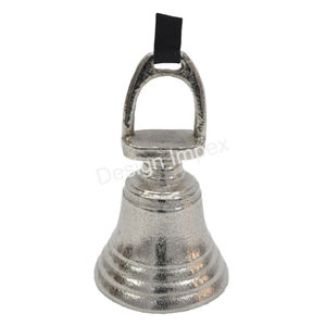 Cloche décorative OEM ODM personnalisé métal artisanat maison religieux décoratif cheval chaussure cloche vente en gros argent cloche événement fournitures - Product Image 6