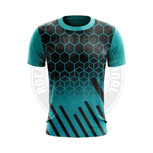 T-shirt classique décontracté en jersey de coton, tissu tricoté lisse, coupe confortable, idéal pour une utilisation régulière, saison estivale et usage quotidien - Product Image 1