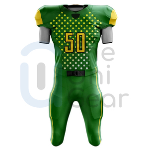 Venta al por mayor de alta calidad uniformes de fútbol americano jóvenes Venta caliente Jersey Shorts para equipos de hombres y mujeres de talla grande incluido - Product Image 4