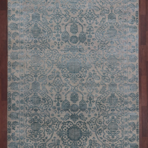 Célèbre tapis en soie de bambou fait à la main, tapis noué à la main - Product Image 1