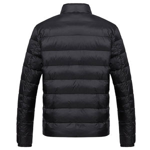 Chaqueta Acolchada de Lona con Capucha para Hombre, Diseño Elegante, Ligera y Cálida, con Logotipo Frontal, para Uso Diario y Aventuras al Aire Libre - Product Image 2