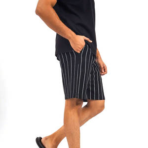 Léger respirant doux coton hommes décontracté coton Shorts de haute qualité couleur unie gym Fitness cordon taille hommes Shorts - Product Image 3