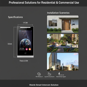 Videoportero Hiwink, Sistema de Intercomunicación con Video, para Múltiples <span class=keywords><strong>Apartamentos</strong></span>, Tuya Wifi, Control de Acceso con Reconocimiento Facial y Monitor - Product Image 6
