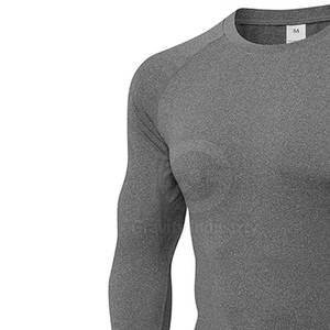 เสื้อแรชการ์ดแขนยาวผู้ชาย ระบายอากาศ แห้งเร็ว พิมพ์โลโก้ตามสั่ง ผลิตจากโรงงาน ดีไซน์ยอดเยี่ยม ขายส่ง - Product Image 6