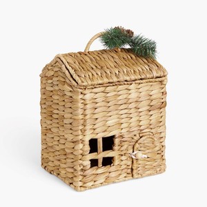 Cestas de Jacinto de Agua, Decoración para Baby Shower, Organizador, Cesta Contenedor Tejida a Mano, Bajo Costo - Product Image 5