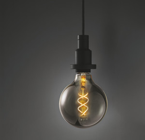 Lámpara de globo de cristal LED en espiral Osram E27 4W 2000K vintage de 1906 (4058075092136) - Product Image 4