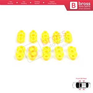 BWR19-1 10 Piezas Clips Guía para Elevalunas para Pontiac Oldsmobile Impala Cadillac GM Saab 20369894 20369895 Hecho en Turquía - Product Image 2