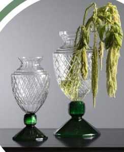 Modern luxury <b>crystal</b> <b>cut</b> <b>Glass</b> vase for decor events - Product Image 2