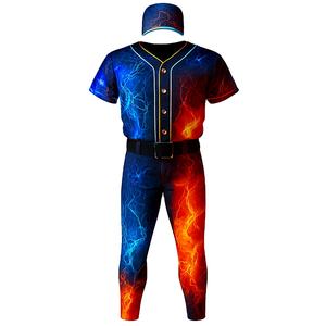 Uniforme de baseball en polyester de haute qualité nouveau design au meilleur prix pour les vêtements de softball pour hommes et femmes - Product Image 1