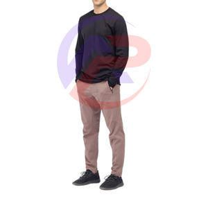 เสื้อเชิ้ตผ้าฝ้ายแขนยาวของผู้ชายผ้าโพลีเอสเตอร์ระบายอากาศได้ดีแห้งเร็วป้องกันรอยยับ - Product Image 2