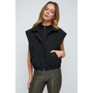 Chaleco Informal Negro con Bolsillos 100% Poliéster - Product Image 3