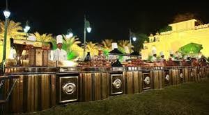 Compre Mostrador de café de madera rectangular, Mostrador de exhibición elegante y personalizable duradero para cafés - Product Image 4